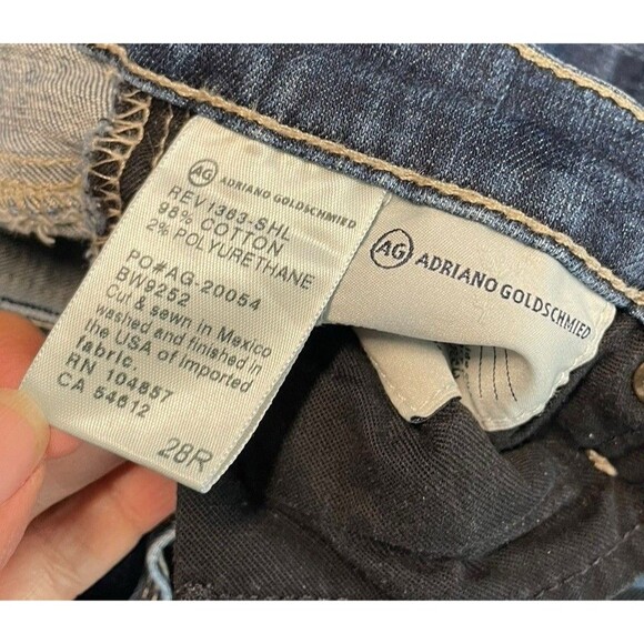 Adriano Goldschmied Jeans Capris Womens 28 28x24 Stilt Crop Cigarette Blue USA - Picture 11 of 13